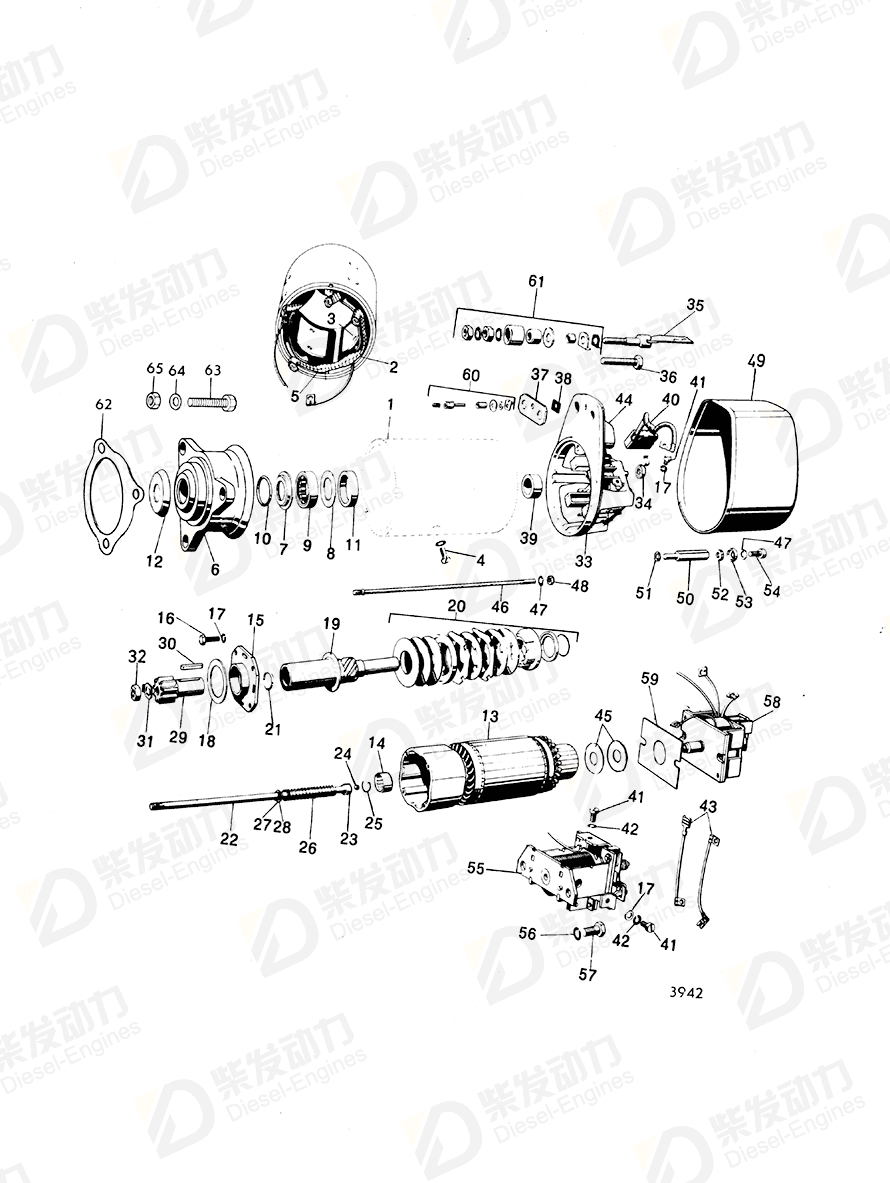volvo penta Starter solenoid 240493 Drawing volvo penta Starter solenoid 240493 Drawing